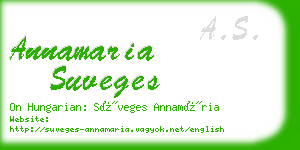 annamaria suveges business card